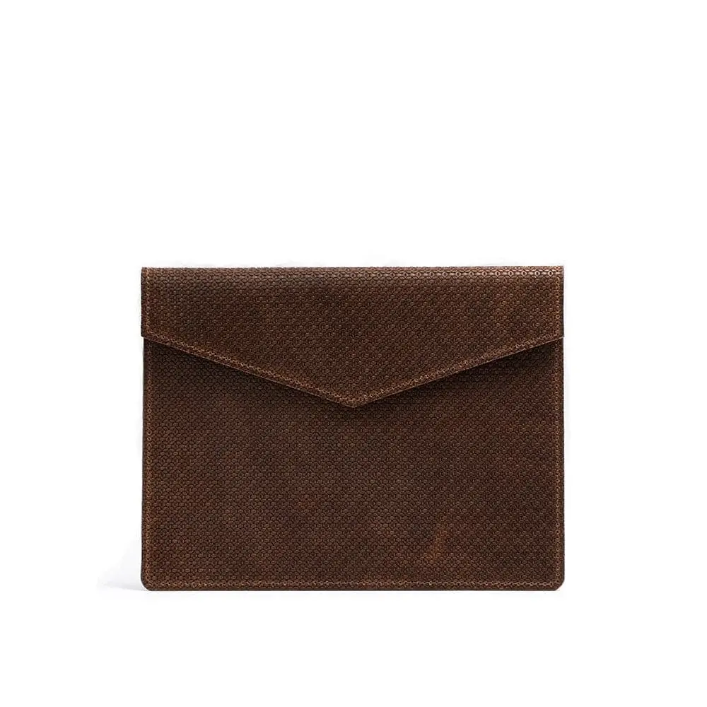 Leather Sleeve for MacBook - Geometric Net
